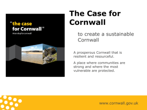 Case for Cornwall presentation slides