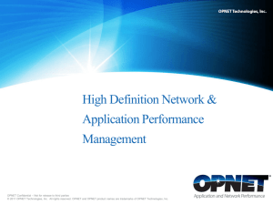 High Definition Application Performance Management