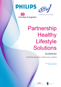 Pagina / 19 Page / 19 Partnership Healthy Lifestyle Solutions