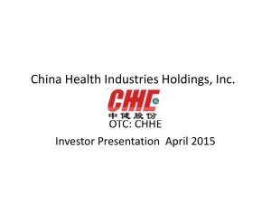 CHHE Corporate Information