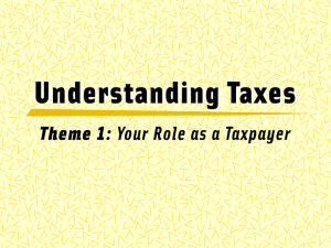 Understanding Taxes – IRS PPT