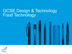 Food Technology CPD Resource 2015 Powerpoint