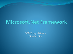 Microsoft.Net and C#