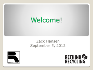 Creative Campaigns - Rethink Recycling