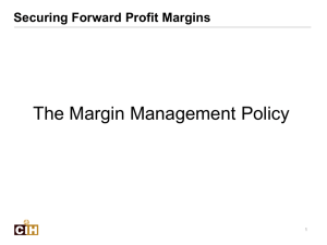 Margin Management Policy