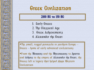 Greek Civilization PPT