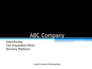 ABC Company - Instant Benefits