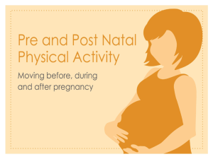 exercise pregnancy - PARC - The Physical Activity Resource Centre