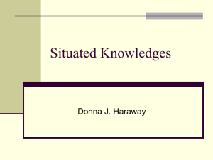 Situated Knowledges