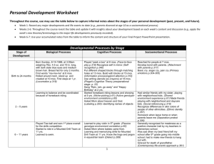 HS 555 Development Worksheet