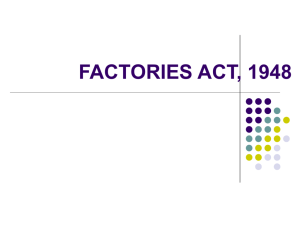 FACTORIES ACT, 1948