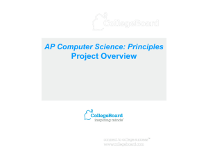 AP CS Principles - A+ Computer Science
