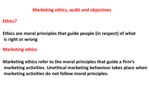 Ethics, audit and objectives - business-and-management-aiss