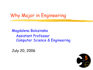 Why Major in Engineering - Computer Science & Engineering