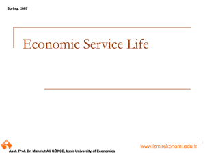 Economic service life