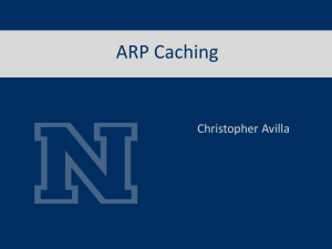 ARP Caching