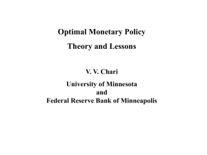 V.V. Chari - Federal Reserve Bank of Minneapolis