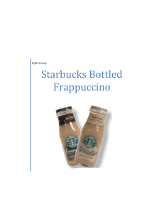 Starbucks Bottled Frappuccino - MK300-1-8-S12