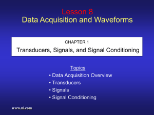 Data Acquisition and Waveforms