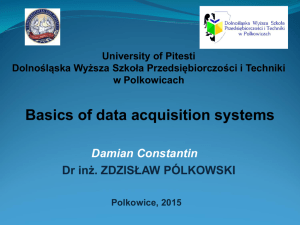 DAQ Hardware - Erasmus DWSPIT Polkowice