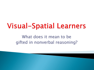 Visual Spatial Learners - Kyrene School District