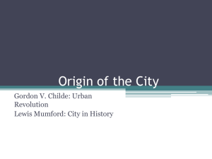 Origin of the City 1