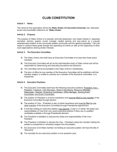 CLUB CONSTITUTION - Concordia Student Union