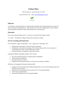 Chelsea's Resume - UCF Political Science