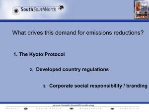 Climate Change, UNFCCC and Kyoto Protocol