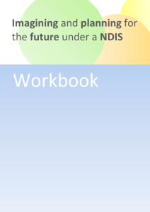 Imagining and planning for the future under a NDIS
