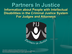 partners in justice - The Arc of North Carolina