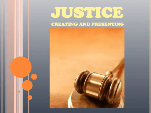 JUSTICE POWERPOINT
