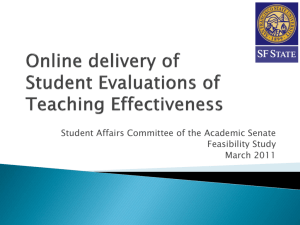 Online Course Evaluations