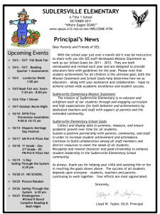 OCTOBER_NEWS2011 - Queen Anne's County Public Schools