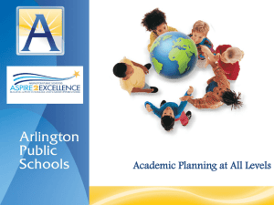 Parent Presentation - Arlington Public Schools