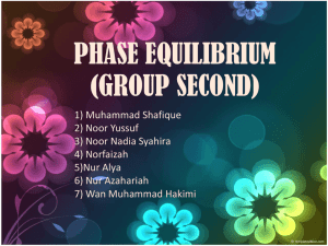 phase equilibrium