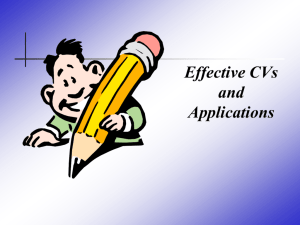 View a Powerpoint presentation on effective applications