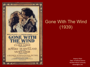 Gone With The Wind (1939) - Northern Illinois University
