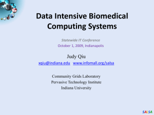 Data Intensive Biomedical Computing System