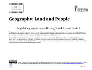 Geography: Land and People - MelroseSocialStudiesPreK-5