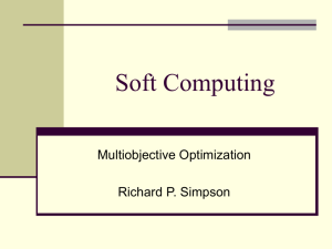 Multiobjective Optimisation