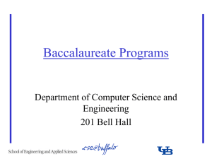 Undergraduate Presentation - University at Buffalo, Computer
