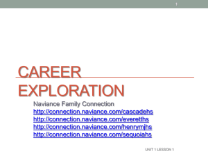 UNIT 1 LESSON 1-Career Exploration
