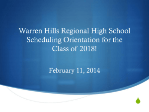 Warren Hills Regional Middle School