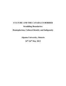 “Culture and the Canada-US Border” (CCUSB)