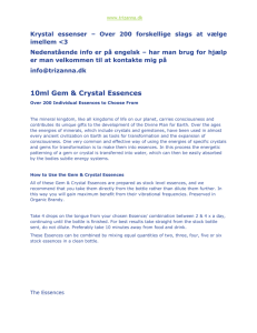 Krystal essenser – Over 200 forskellige slags at vælge