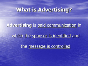 Advertising Notes