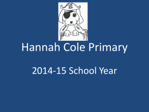 Hannah Cole Primary - Boonville R