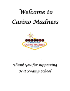 Welcome to Casino Madness Thank you for