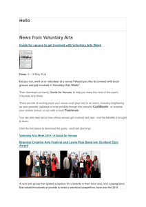 General news - Voluntary Arts